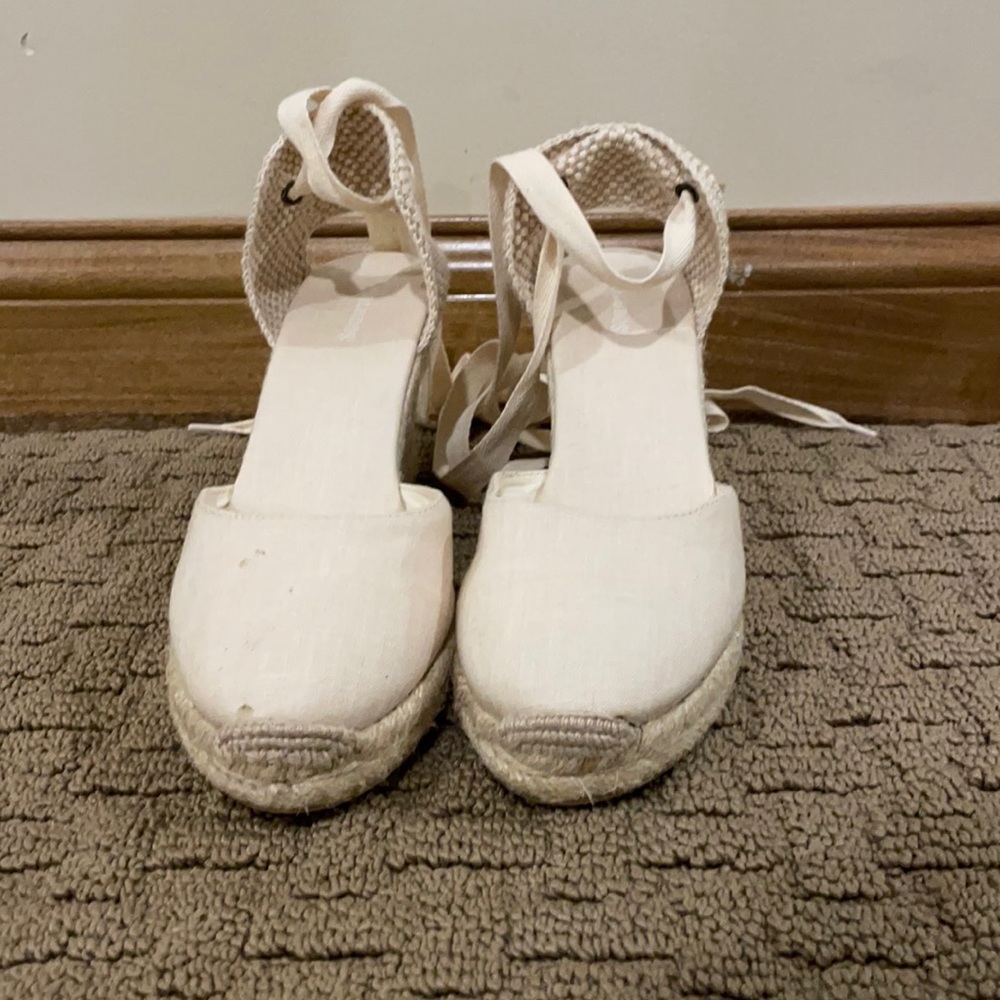 Soludos Lace Up Wedges